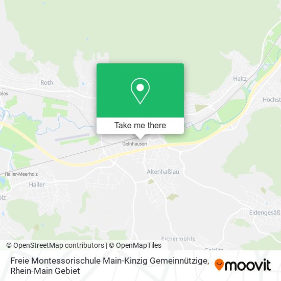 Freie Montessorischule Main-Kinzig Gemeinnützige map