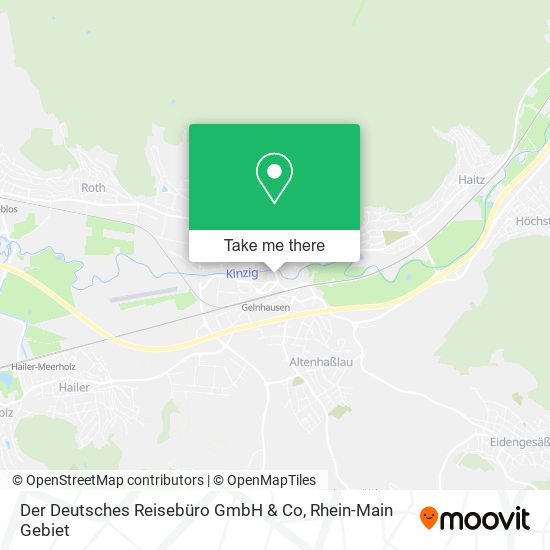 Der Deutsches Reisebüro GmbH & Co map