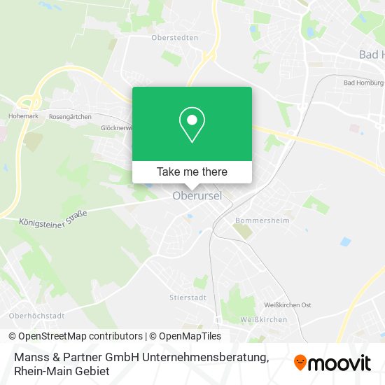 Карта Manss & Partner GmbH Unternehmensberatung