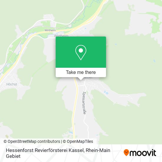 Hessenforst Revierförsterei Kassel map