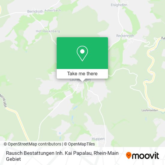 Rausch Bestattungen Inh. Kai Papalau map