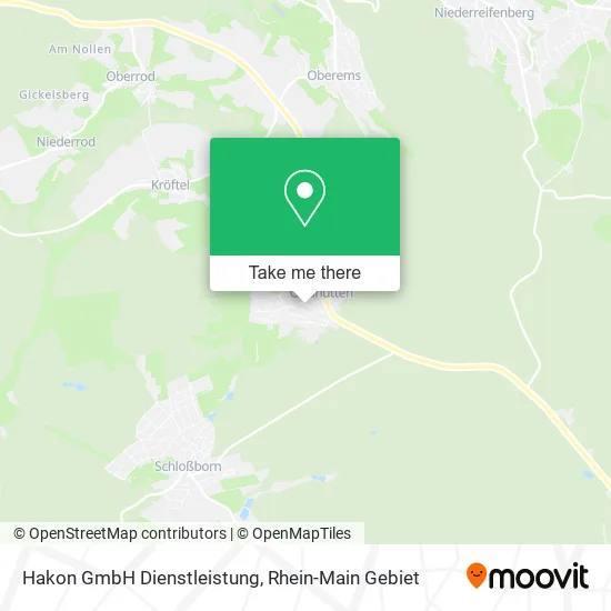 Карта Hakon GmbH Dienstleistung