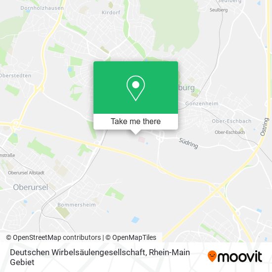 Deutschen Wirbelsäulengesellschaft map
