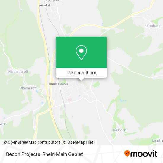 Becon Projects map