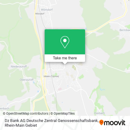 Dz Bank AG Deutsche Zentral Genossenschaftsbank map