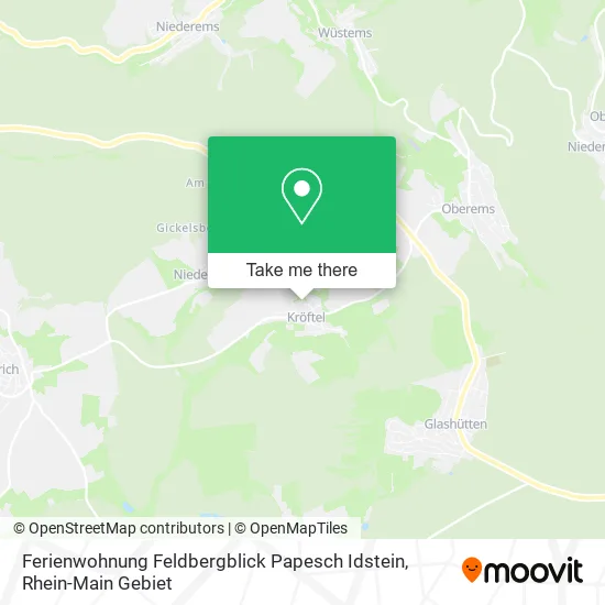 Карта Ferienwohnung Feldbergblick Papesch Idstein