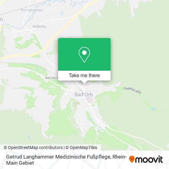 Getrud Langhammer Medizinische Fußpflege map