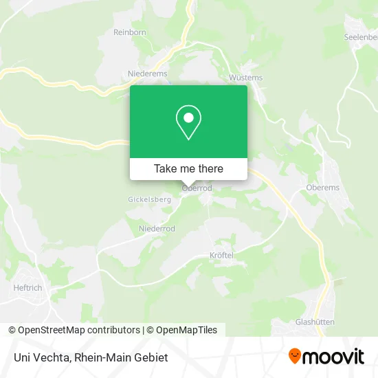 Карта Uni Vechta