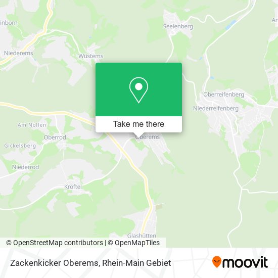 Zackenkicker Oberems map