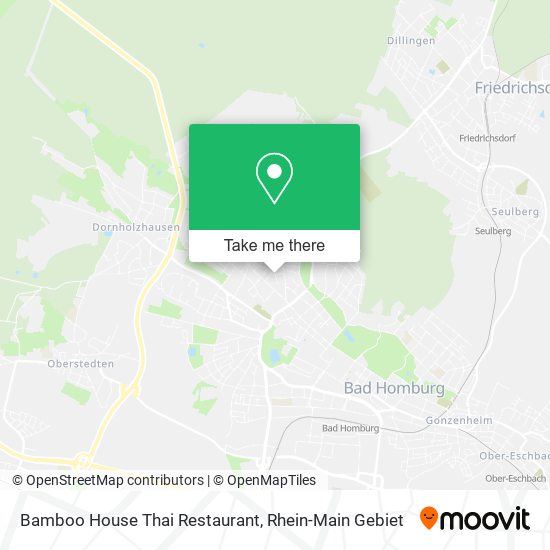 Bamboo House Thai Restaurant map