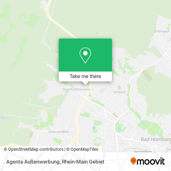 Agenta Außenwerbung map