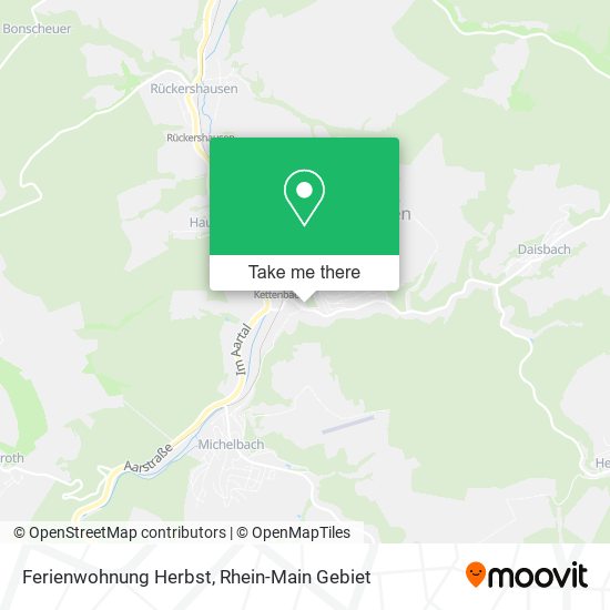 Ferienwohnung Herbst map