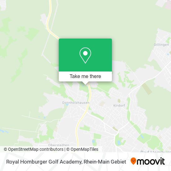 Royal Homburger Golf Academy map