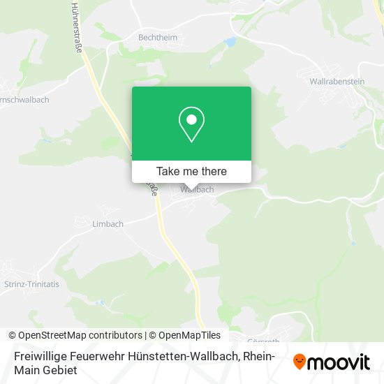 Карта Freiwillige Feuerwehr Hünstetten-Wallbach