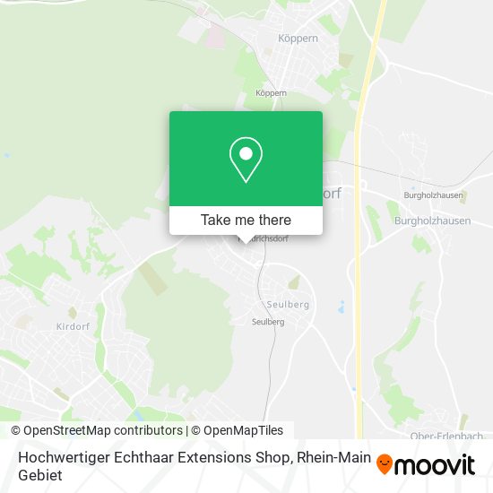 Карта Hochwertiger Echthaar Extensions Shop