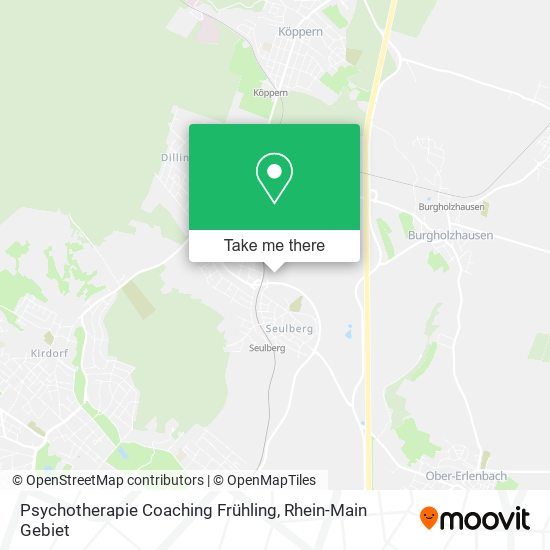 Psychotherapie Coaching Frühling map