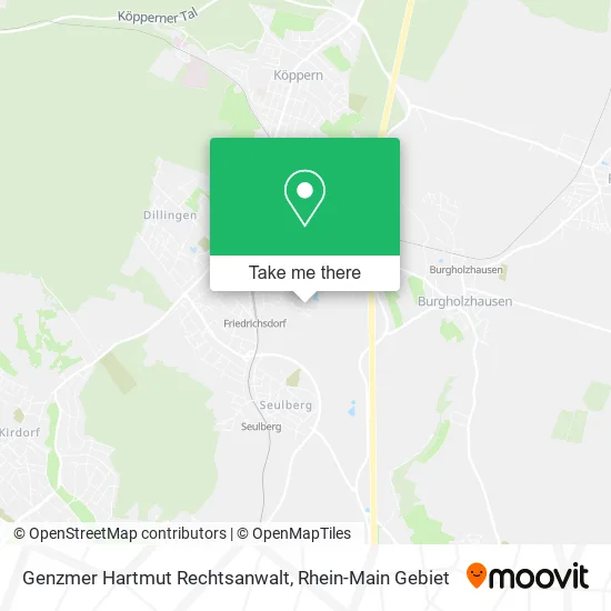 Карта Genzmer Hartmut Rechtsanwalt