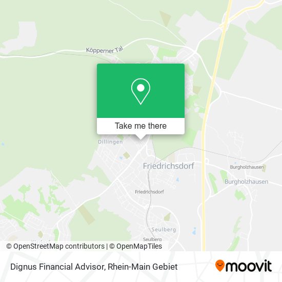 Dignus Financial Advisor map