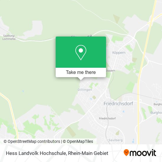 Hess Landvolk Hochschule map