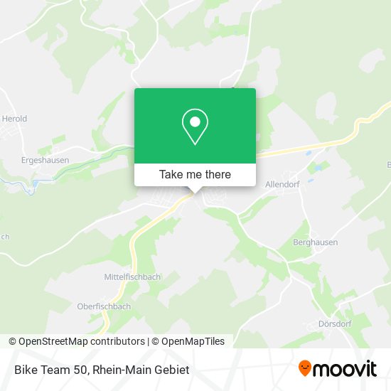 Bike Team 50 map