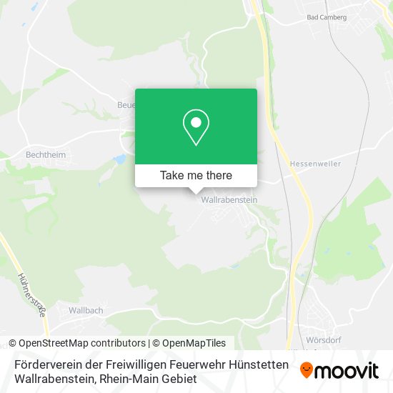 Карта Förderverein der Freiwilligen Feuerwehr Hünstetten Wallrabenstein