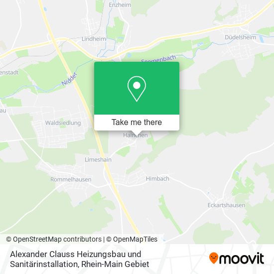 Карта Alexander Clauss Heizungsbau und Sanitärinstallation