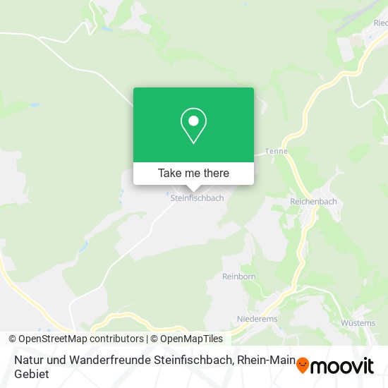 Natur und Wanderfreunde Steinfischbach map