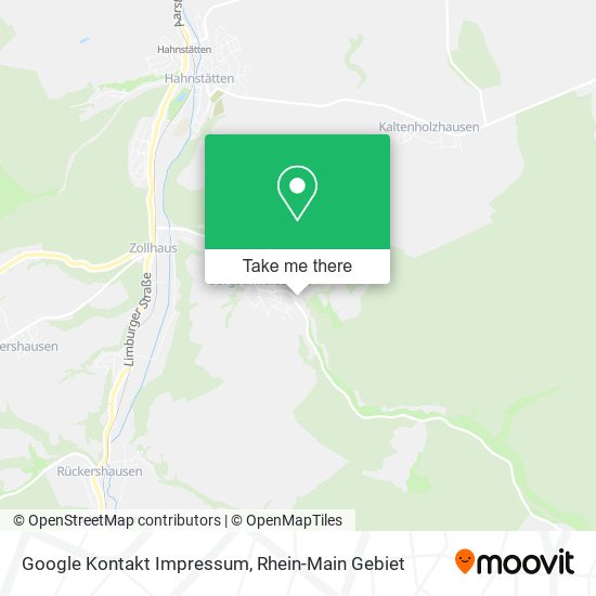 Google Kontakt Impressum map