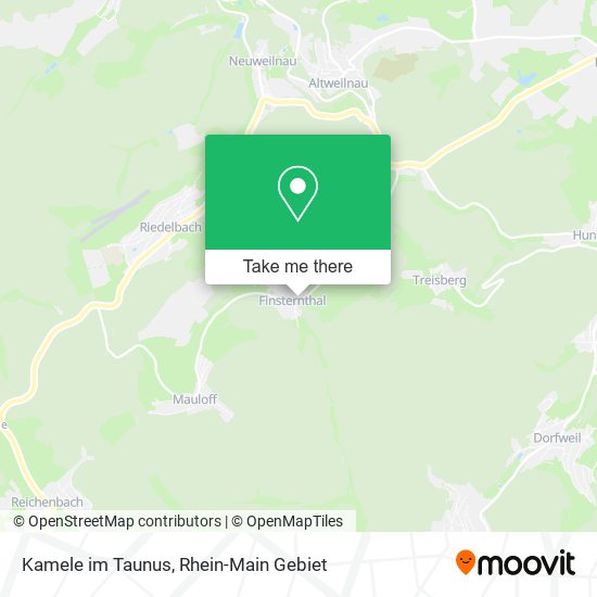 Kamele im Taunus map