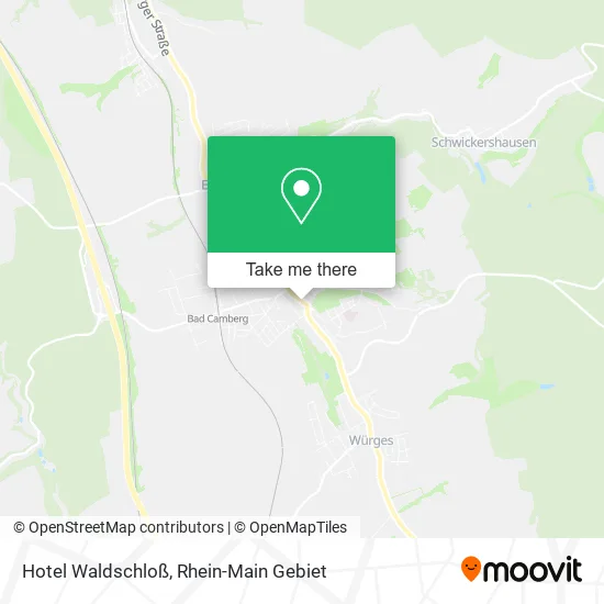 Карта Hotel Waldschloß