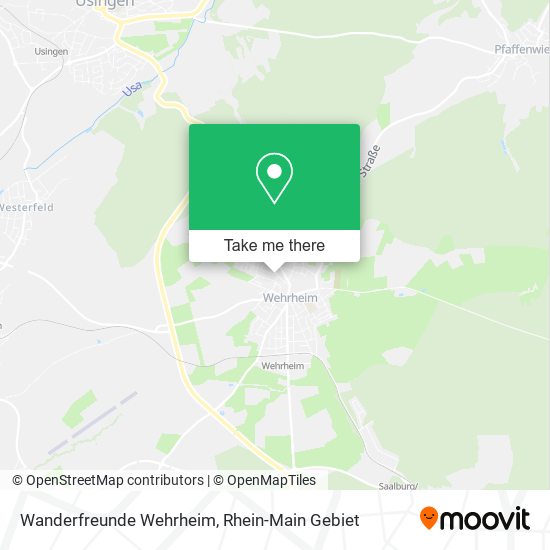 Wanderfreunde Wehrheim map