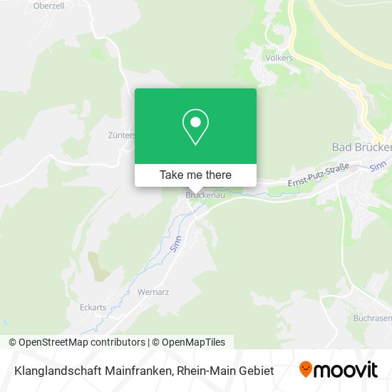 Карта Klanglandschaft Mainfranken
