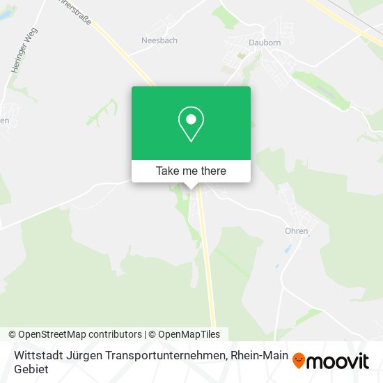 Wittstadt Jürgen Transportunternehmen map