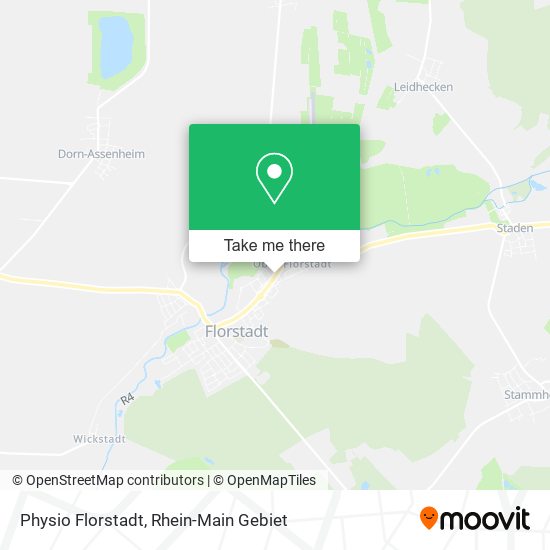 Physio Florstadt map