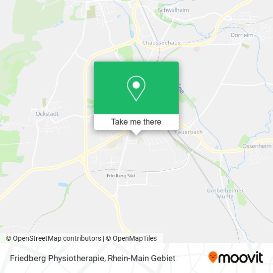 Friedberg Physiotherapie map