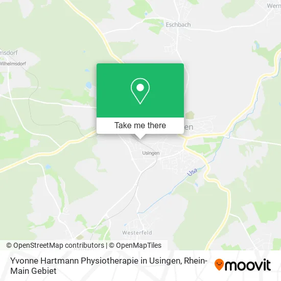 Карта Yvonne Hartmann Physiotherapie in Usingen