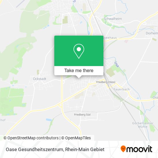 Oase Gesundheitszentrum map