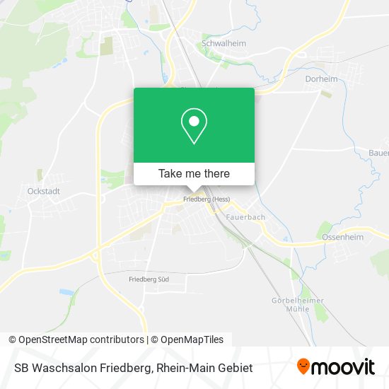 SB Waschsalon Friedberg map