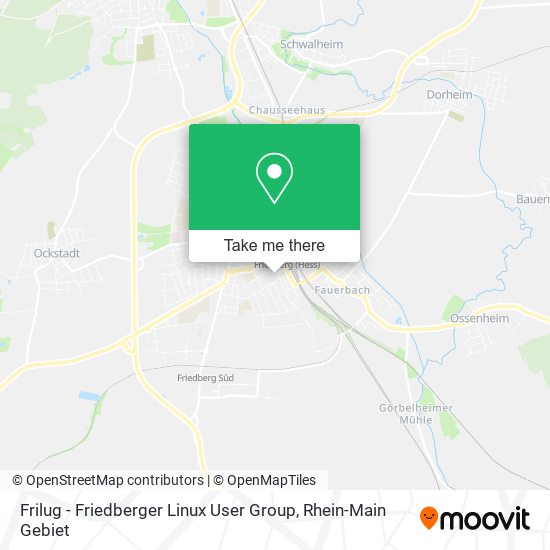 Frilug - Friedberger Linux User Group map