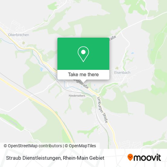 Straub Dienstleistungen map