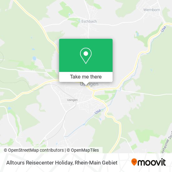 Alltours Reisecenter Holiday map