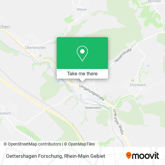 Oettershagen Forschung map