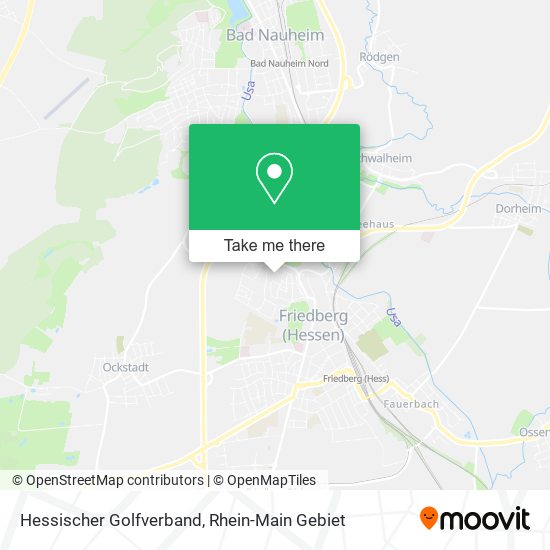 Hessischer Golfverband map