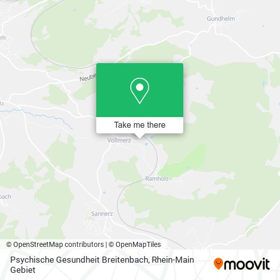 Psychische Gesundheit Breitenbach map