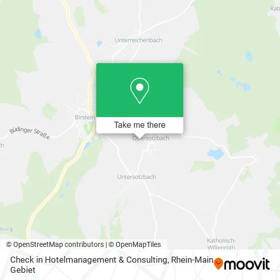 Карта Check in Hotelmanagement & Consulting