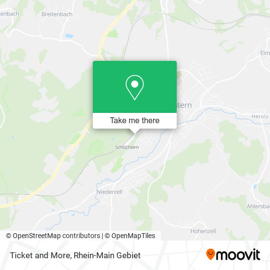 Ticket and More map