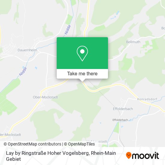 Lay by Ringstraße Hoher Vogelsberg map