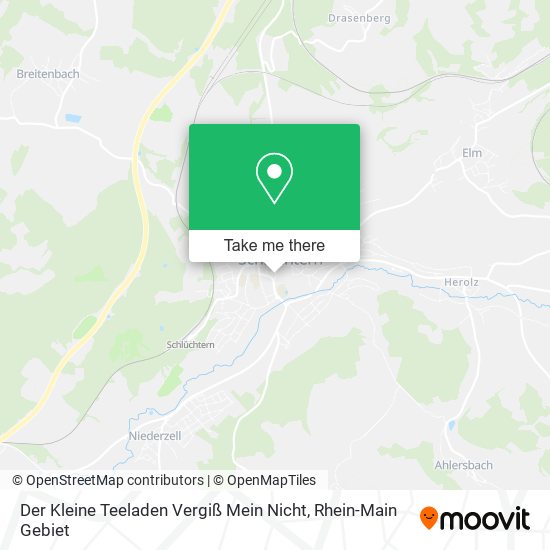 Der Kleine Teeladen Vergiß Mein Nicht map