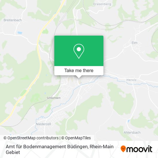 Карта Amt für Bodenmanagement Büdingen