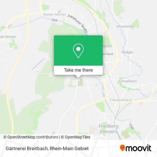Gärtnerei Breitbach map